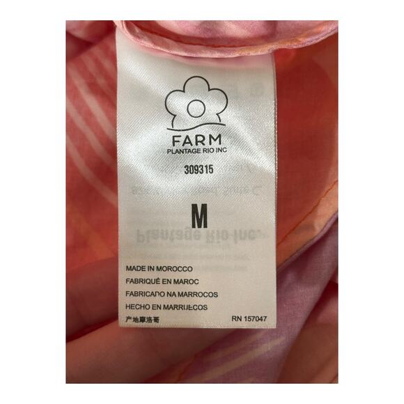 Farm Rio Dress Summer garden Ombre Minidress Medium M - Picture 8 of 11